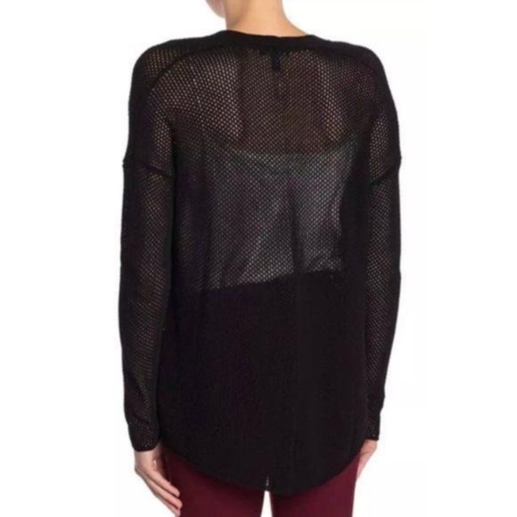 Eileen Fisher Open Front Weave Knit High/Low Short Cardigan Sweater M NWT $358 - Picture 2 of 9